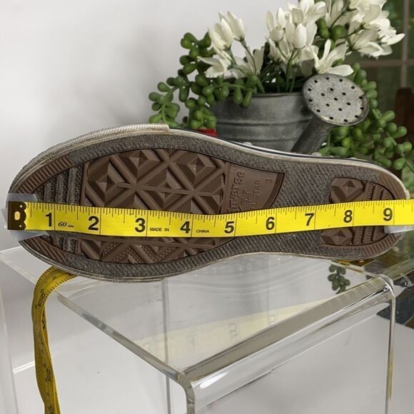 Converse‎ Low Top Pearl Embellished Wedding Chucks Youth Size 3 - Picture 14 of 15